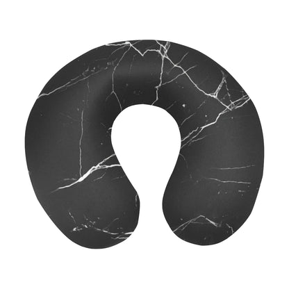 Marble Pattern Print Design 04 U-Shaped Travel Neck Pillow