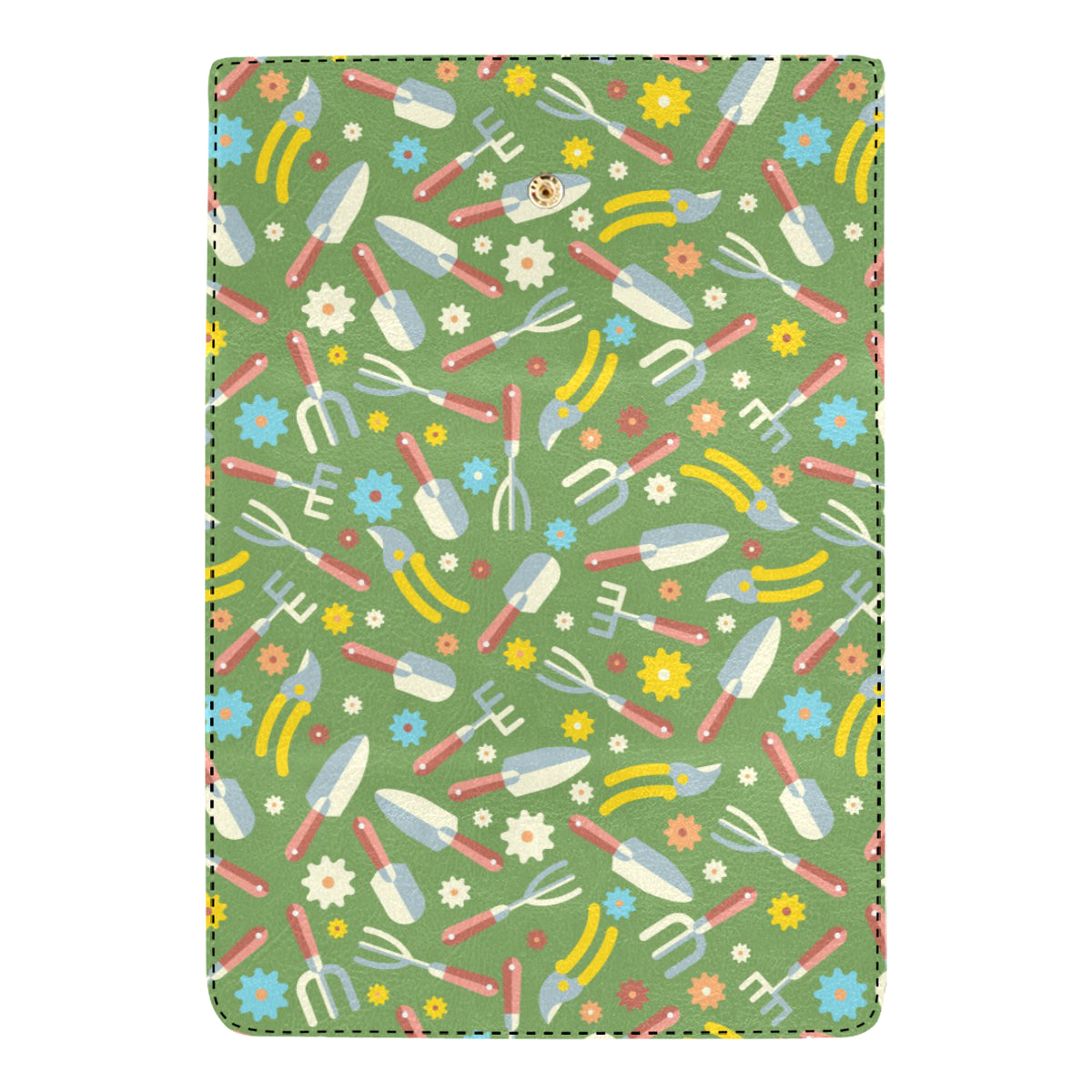 Gardening Pattern Print Design G06 Women's Trifold Wallet