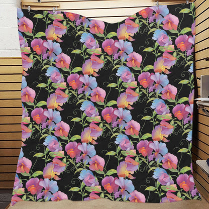 Peony Pattern Print Design PE012 Premium Quilt