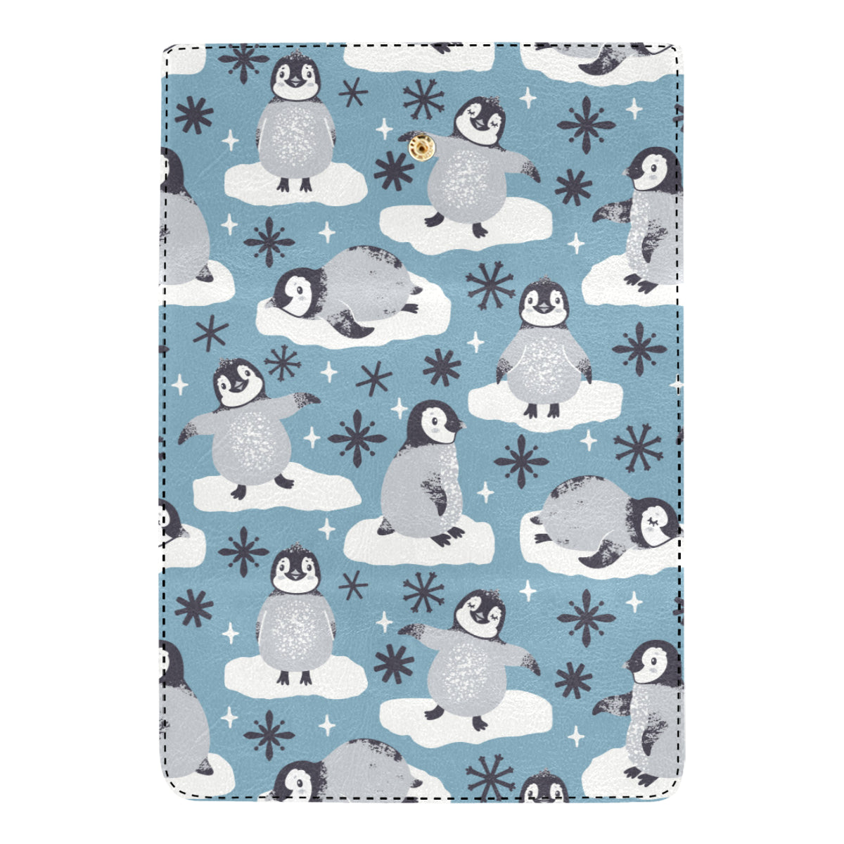 Penguin Pattern Print Design A05 Women's Trifold Wallet