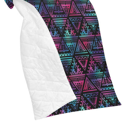 Tribal aztec Dark Multicolor Premium Quilt