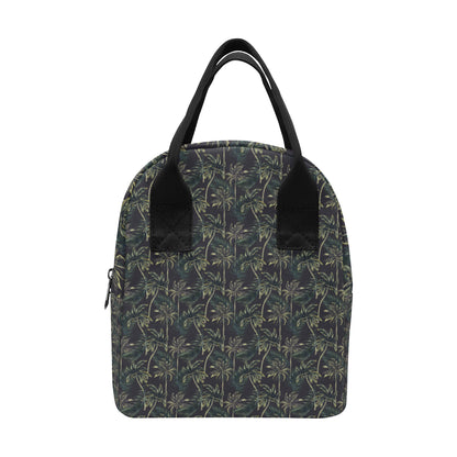 Palm Tree Background Design Print Insulated Lunch Bag