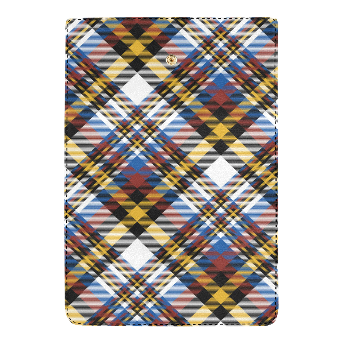 Madras Pattern Print Design 01 Women's Trifold Wallet