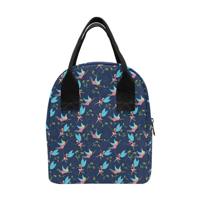 Fairy with flower Print Pattern Insulated Lunch Bag