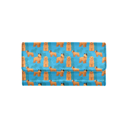 Briards Pattern Print Design 01 Women's Trifold Wallet