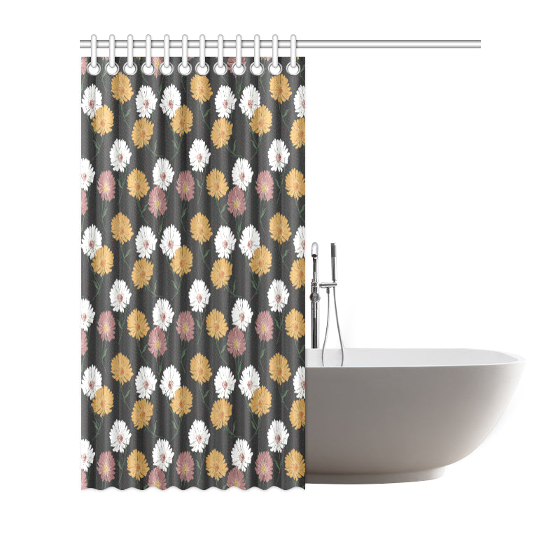 Daisy Pattern Print Design DS04 Shower Curtain