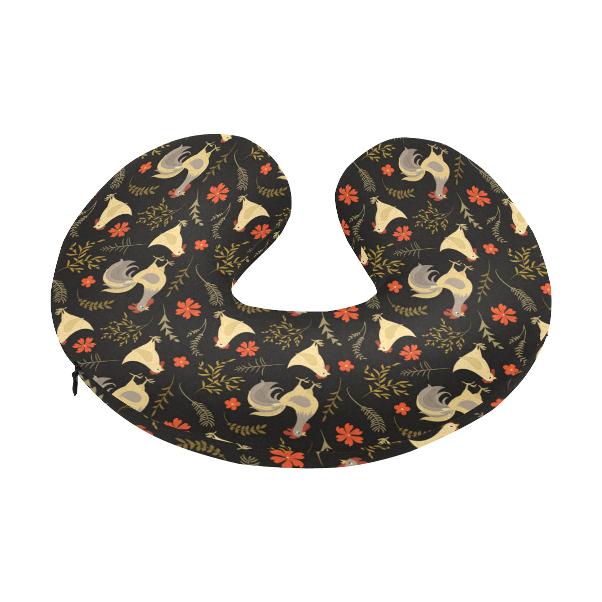 Chicken Pattern Print Design 04 U-Shaped Travel Neck Pillow