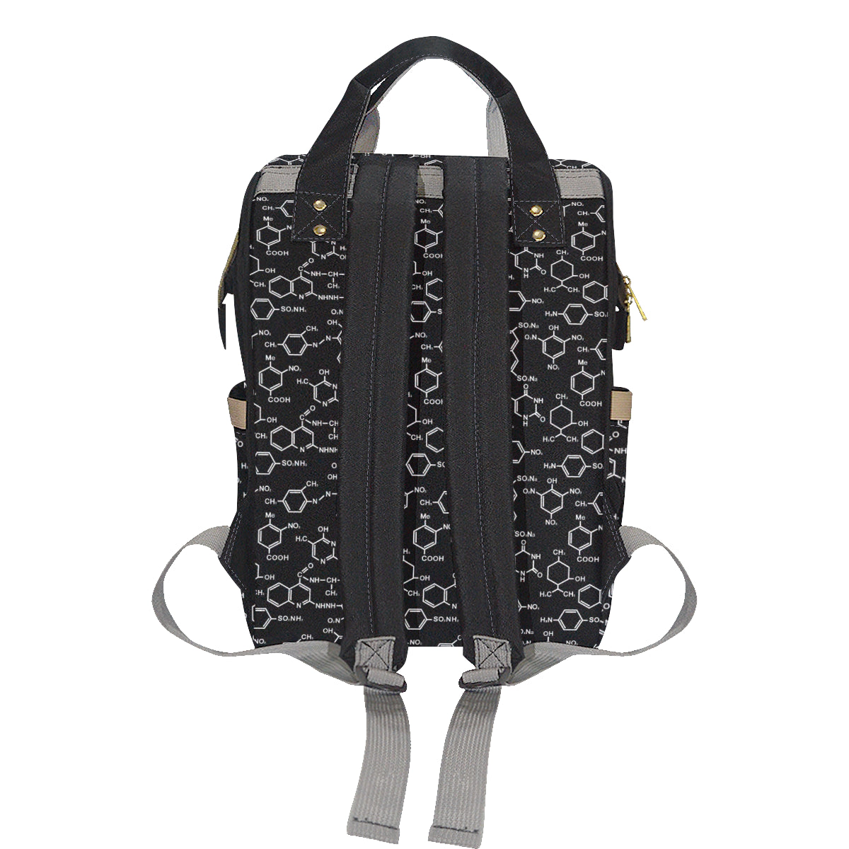 Chemical Pattern Print Design 02 Diaper Bag Backpack