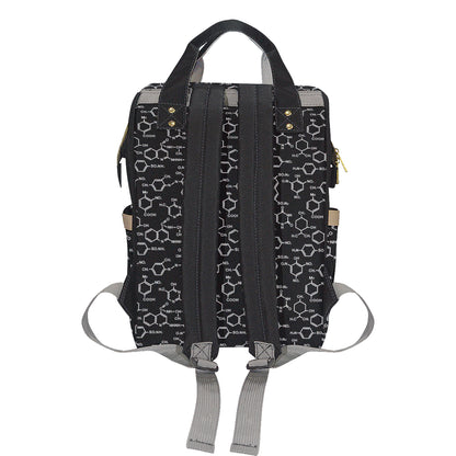 Chemical Pattern Print Design 02 Diaper Bag Backpack