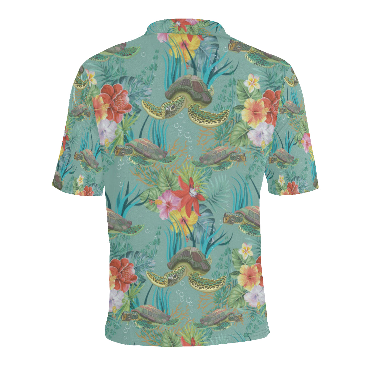 Sea Turtle Pattern Print Design T012 Men Polo Shirt