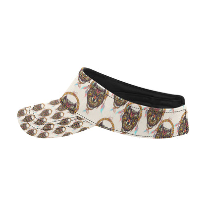 Wolf Tribal Dream Catcher Design Print Unisex Sun Visor