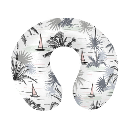Pacific island Pattern Print Design A04 U-Shaped Travel Neck Pillow