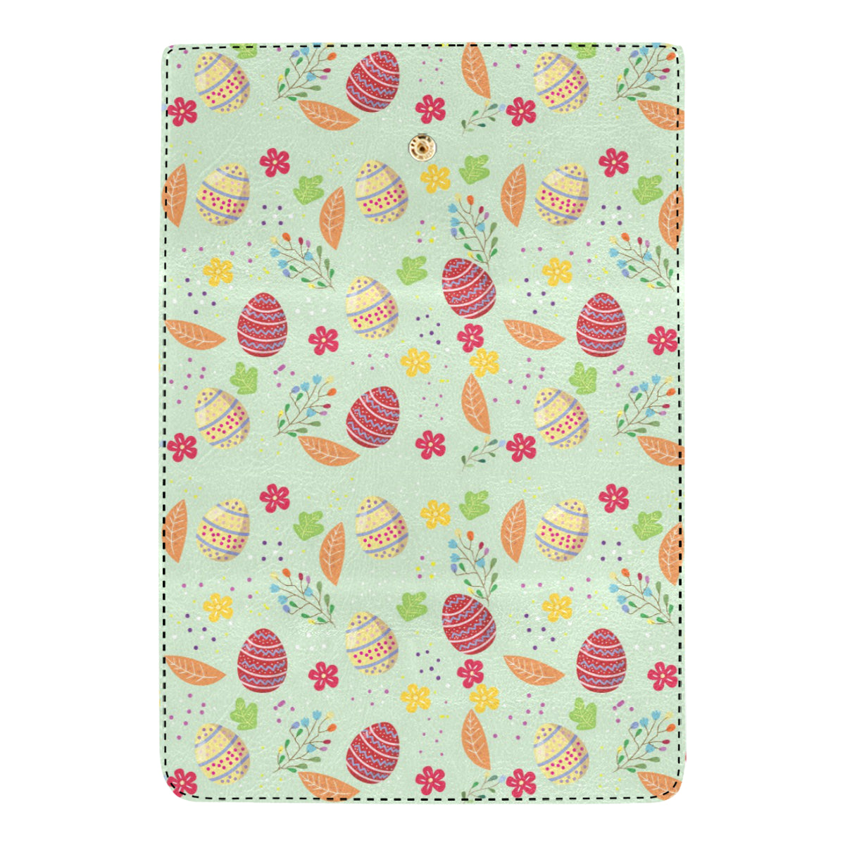 Easter Eggs Pattern Print Design RB07 Women's Trifold Wallet
