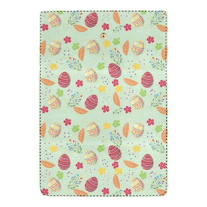 Easter Eggs Pattern Print Design RB07 Women's Trifold Wallet