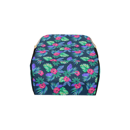 Tropical Flower Pattern Print Design TF09 Diaper Bag Backpack