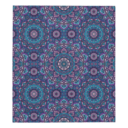 Medallion Pattern Print Design 05 Premium Quilt
