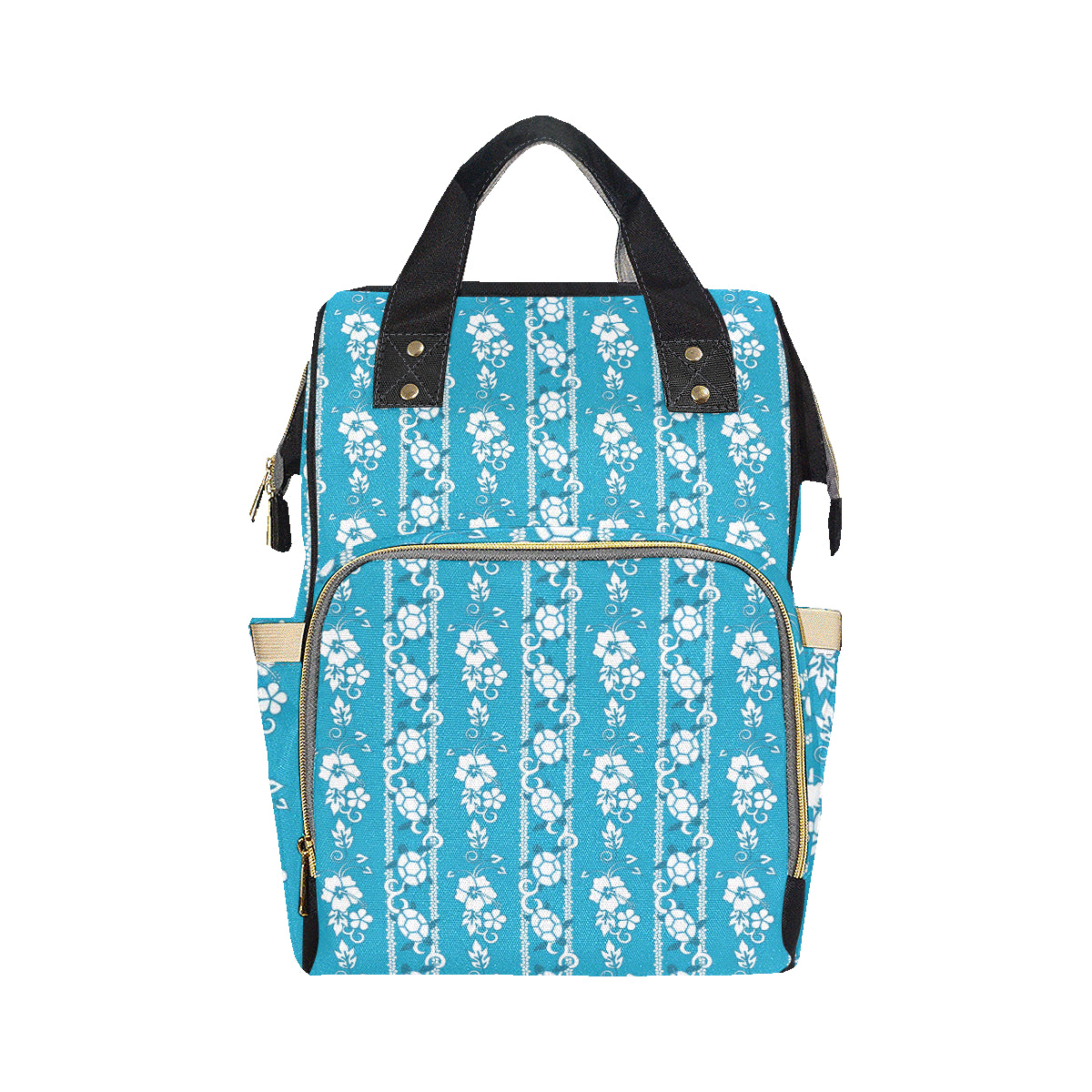 Hawaiian Themed Pattern Print Design H025 Diaper Bag Backpack