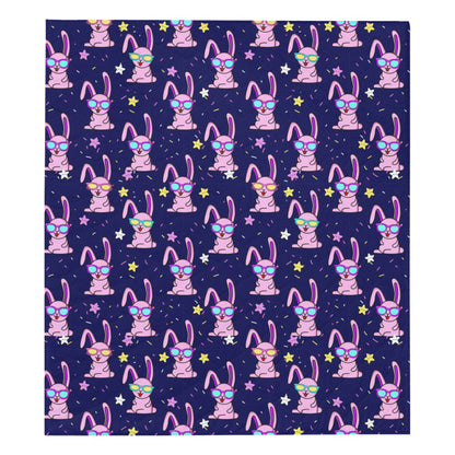 Rabbit Baby Pattern Print Design RB015 Premium Quilt