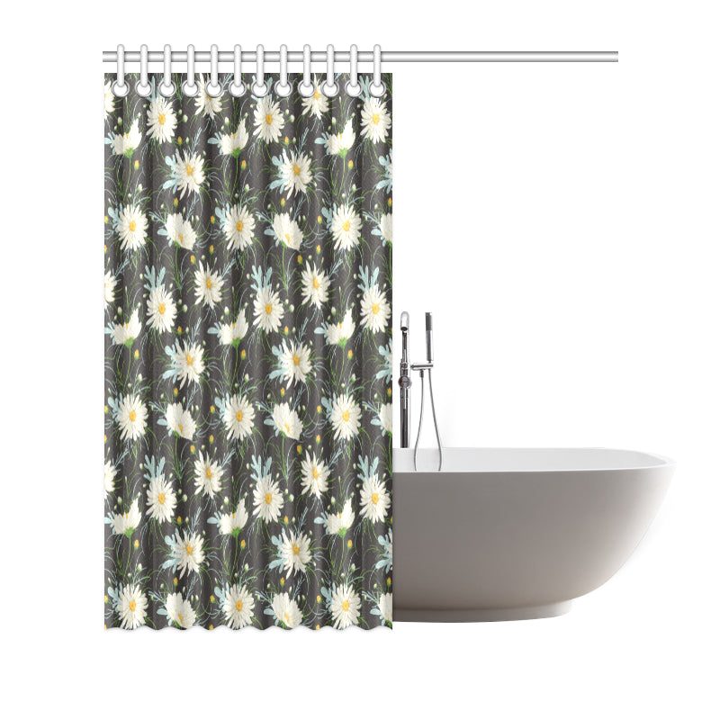 Daisy Pattern Print Design DS08 Shower Curtain