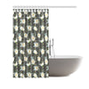 Daisy Pattern Print Design DS08 Shower Curtain