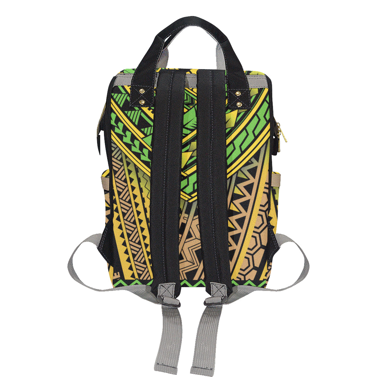 Polynesian Tribal Color Diaper Bag Backpack