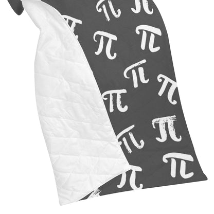 Pi Day Pattern Print Design A02 Premium Quilt