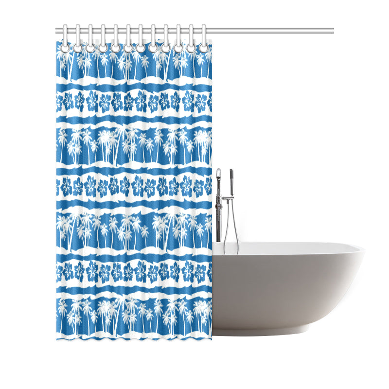 Hawaiian Themed Pattern Print Design H021 Shower Curtain