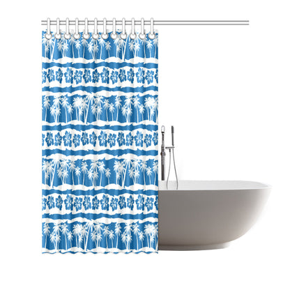 Hawaiian Themed Pattern Print Design H021 Shower Curtain