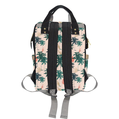 Palm Tree Pattern Print Design PT014 Diaper Bag Backpack