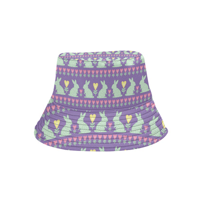 Rabbit Pattern Print Design RB01 Unisex Bucket Hat