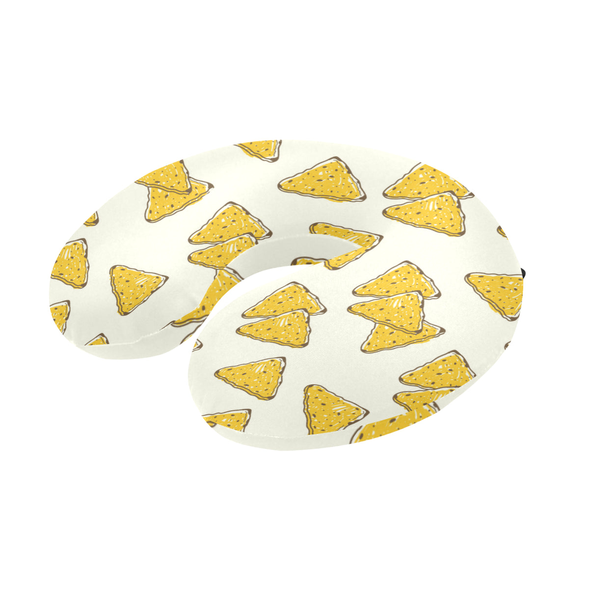 Nachos Pattern Print Design A01 U-Shaped Travel Neck Pillow