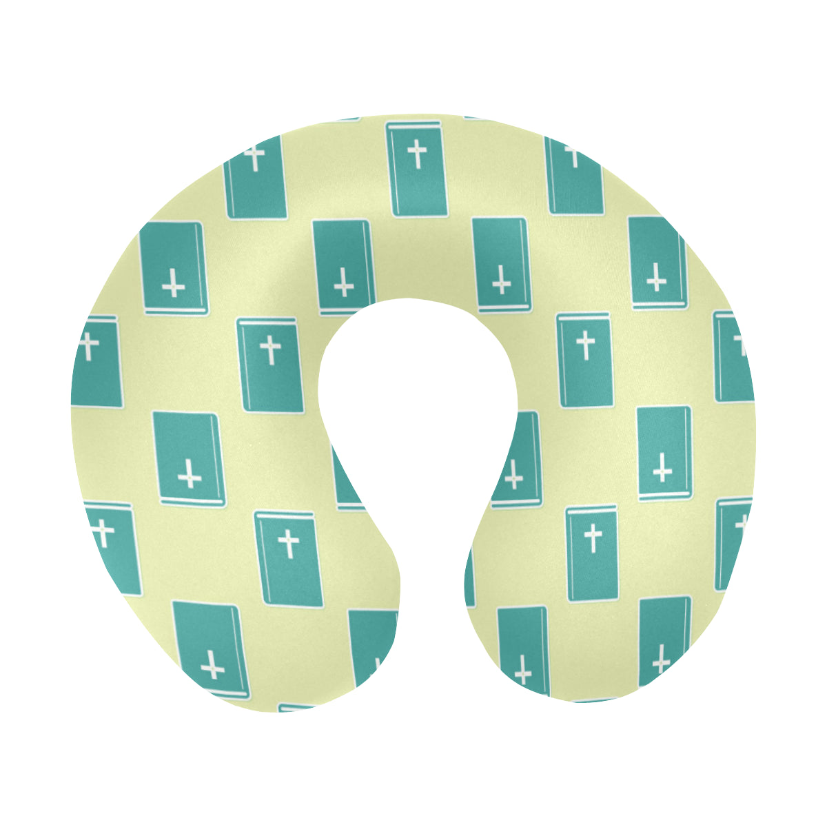 Bible Pattern Print Design 04 U-Shaped Travel Neck Pillow