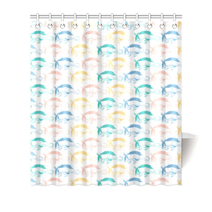 Armadillo Pattern Print Design 05 Shower Curtain