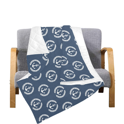Anchor Pattern Print Design 04 Premium Quilt
