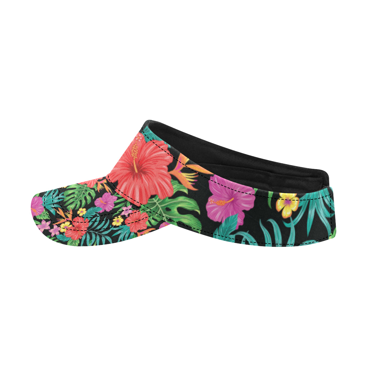 Hibiscus Red Hawaiian Flower Unisex Sun Visor