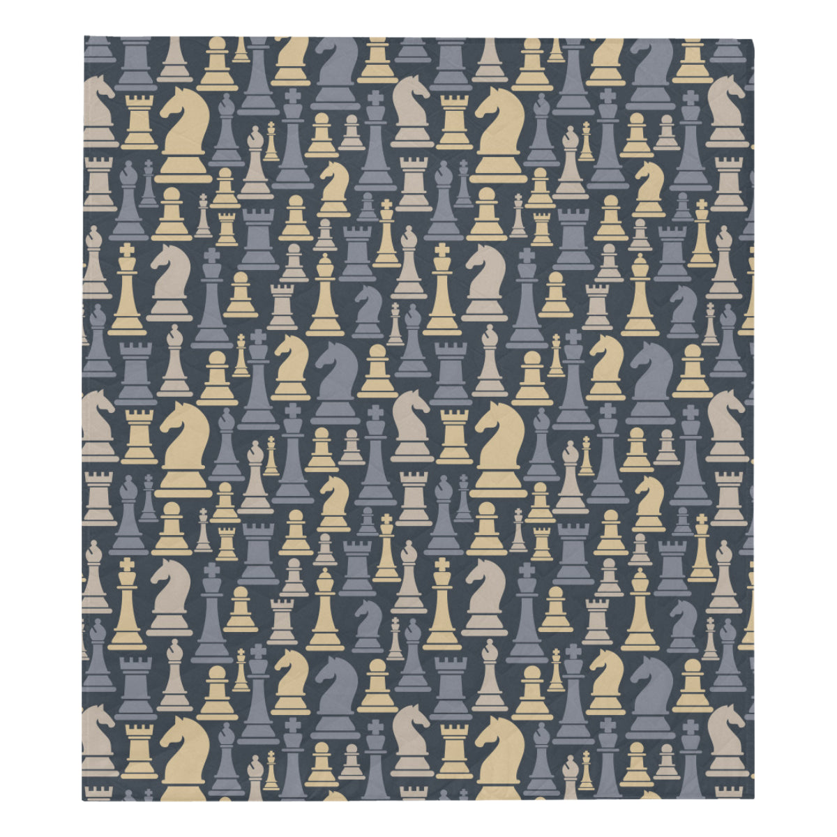 Chess Pattern Print Design 04 Premium Quilt