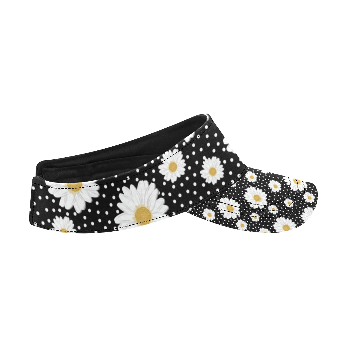 Daisy Pattern Print Design DS02 Unisex Sun Visor