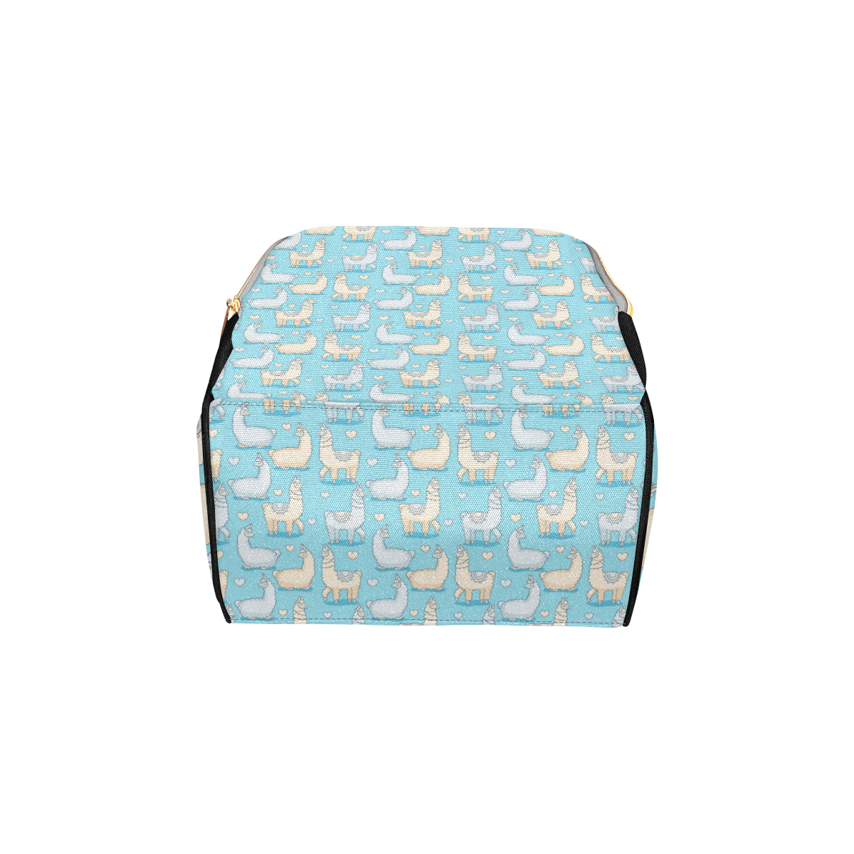 Alpaca Pattern Print Design 06 Diaper Bag Backpack