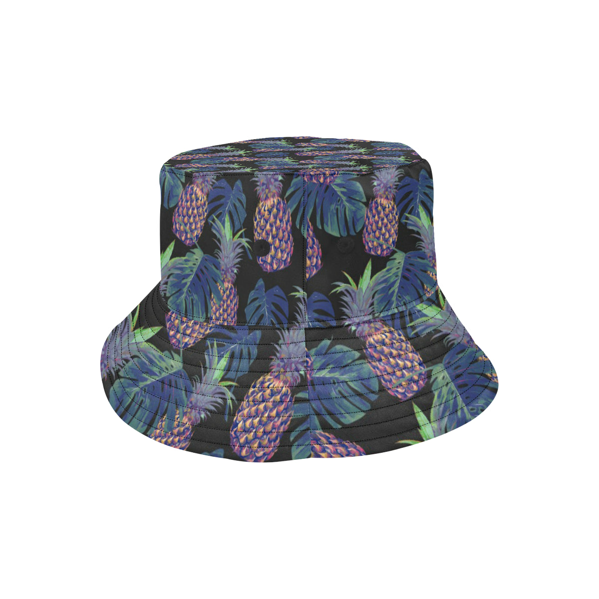 Pineapple Pattern Print Design PP04 Unisex Bucket Hat