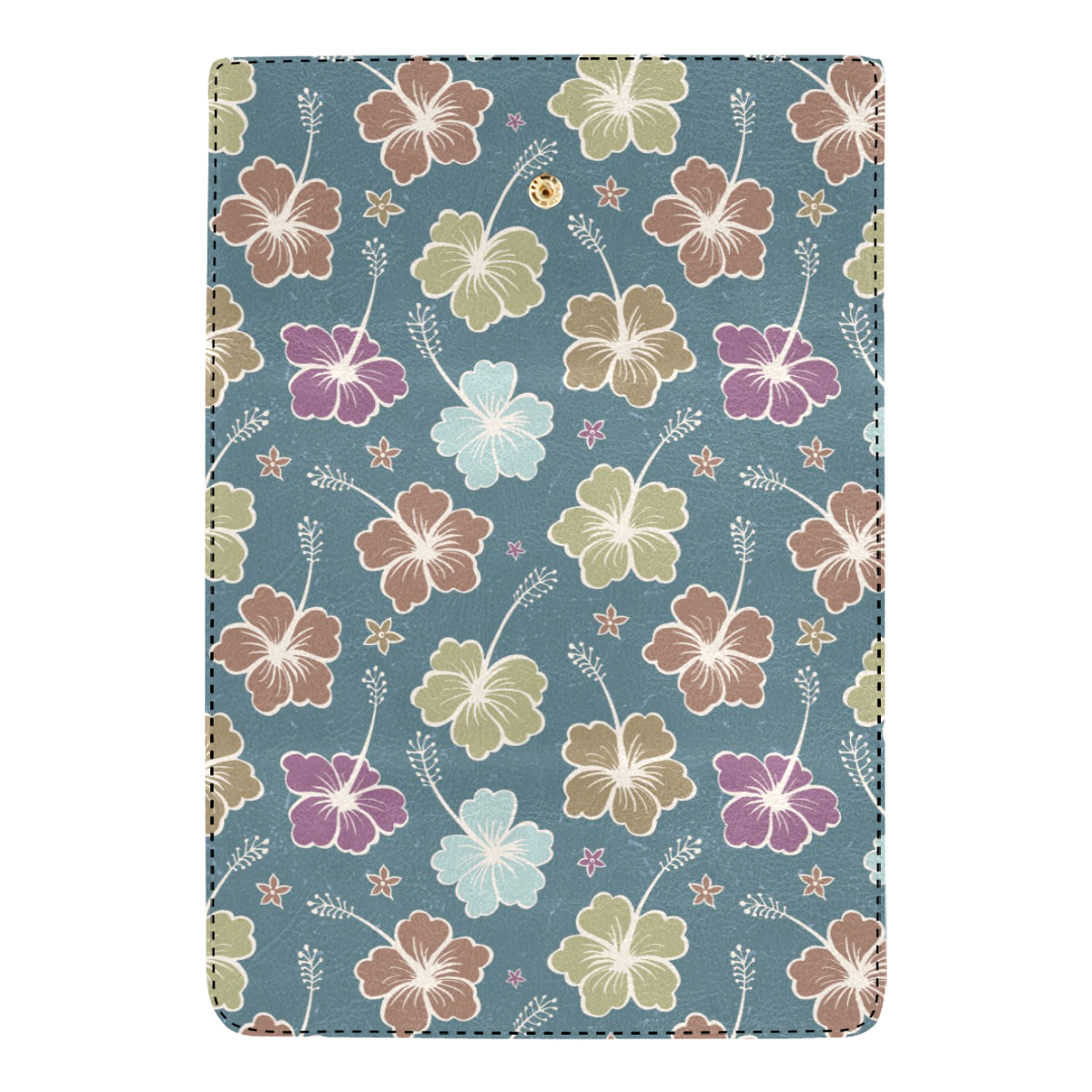 Hibiscus Pattern Print Design HB033 Women's Trifold Wallet