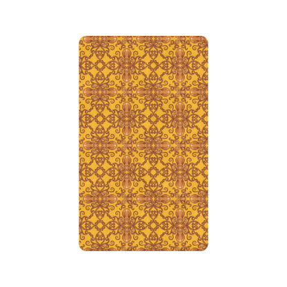 Octopus Background Design Print Rubber Doormat