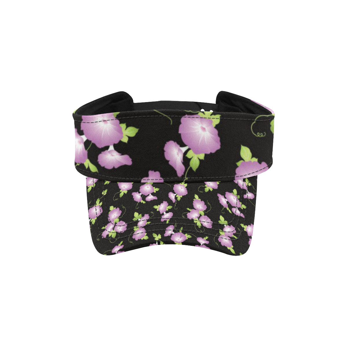 Morning Glory Pattern Print Design MG02 Unisex Sun Visor