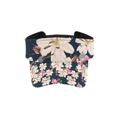 Lily Pattern Print Design LY04 Unisex Sun Visor