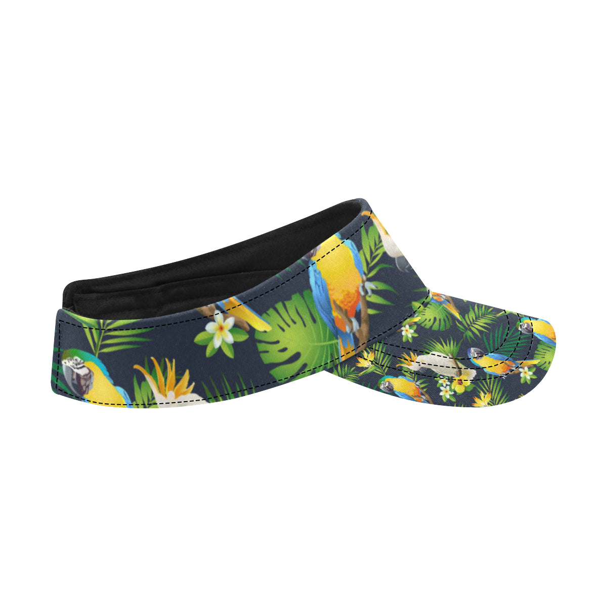 Parrot Pattern Print Design A03 Unisex Sun Visor