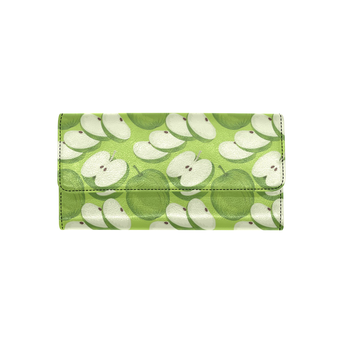 Apple Pattern Print Design AP010 Women's Trifold Wallet