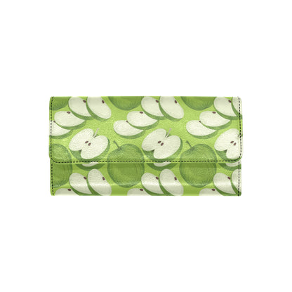 Apple Pattern Print Design AP010 Women's Trifold Wallet