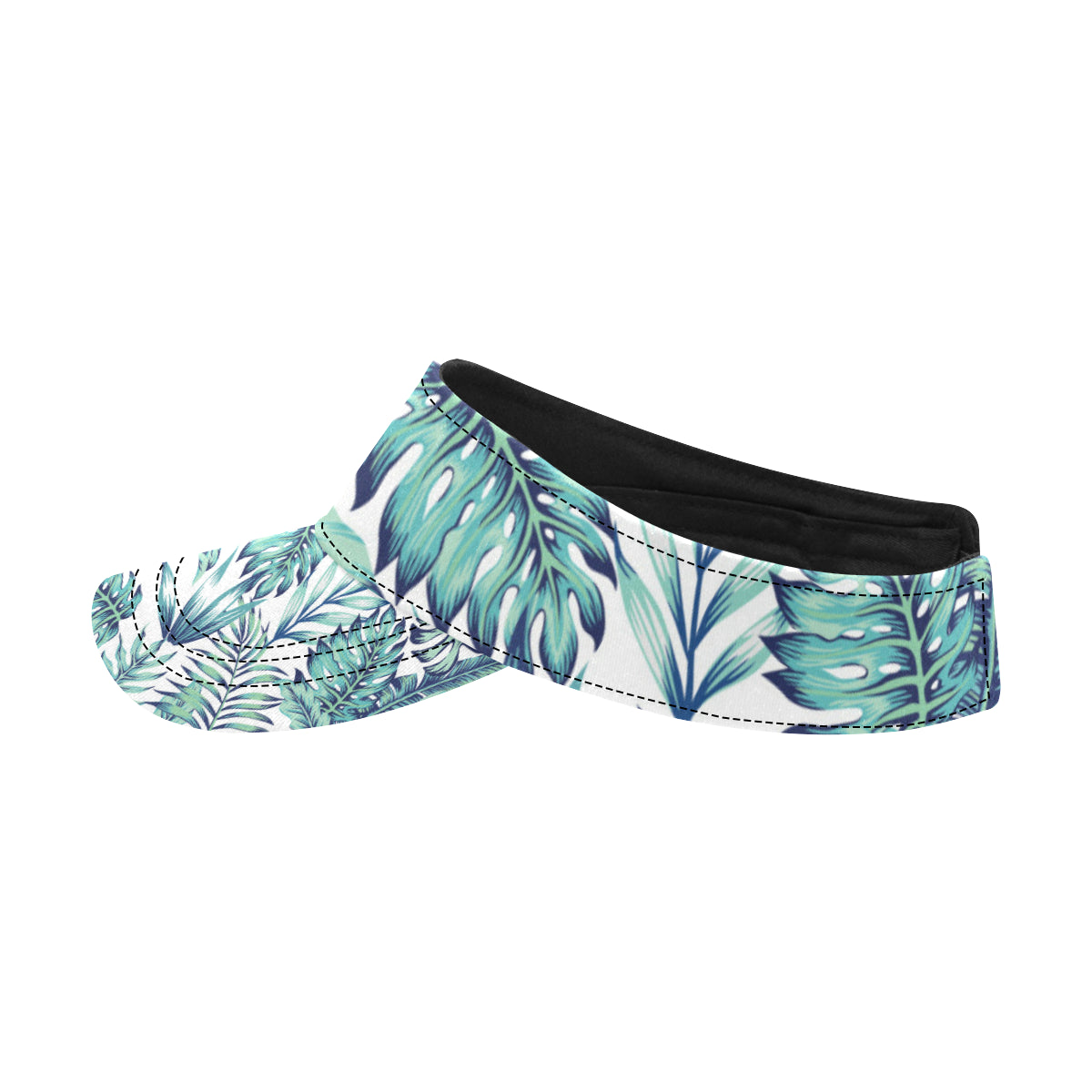 Pattern Tropical Palm Leaves Unisex Sun Visor