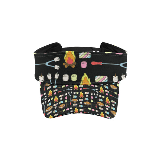 Camping Campfire Marshmallows Unisex Sun Visor