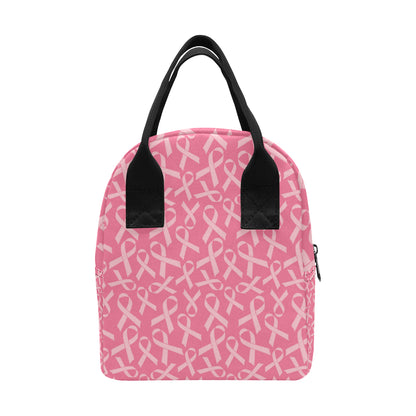 Breast Cancer Awareness Themed Insulated Lunch Bag