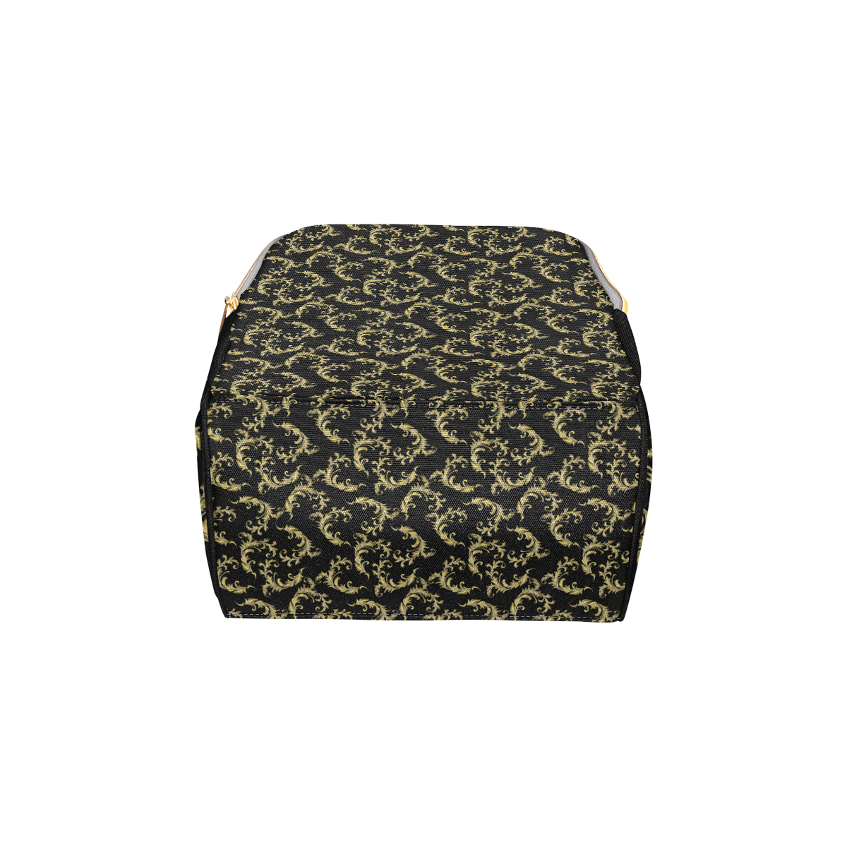 Baroque Golden Pattern Print Design 01 Diaper Bag Backpack